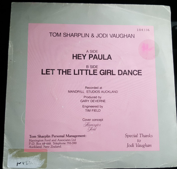 descargar álbum Tom Sharplin - Hey Paula