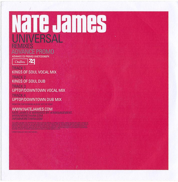 télécharger l'album Nate James - Universal Remixes