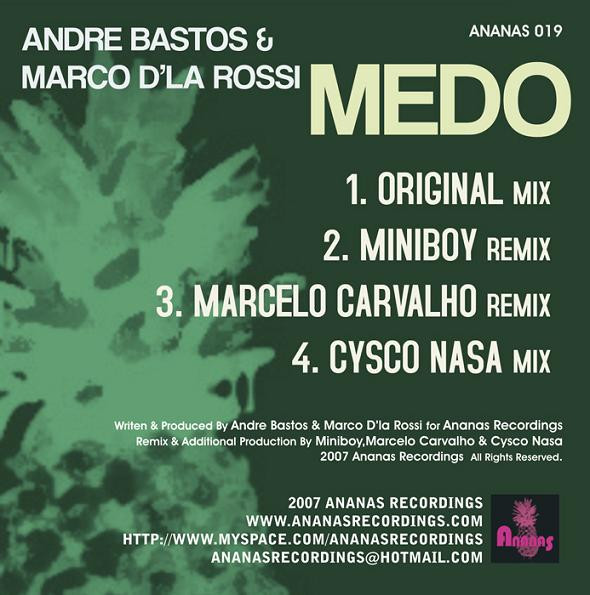 descargar álbum Andre BASTOS & MARCO D'LA ROSSI - Medo