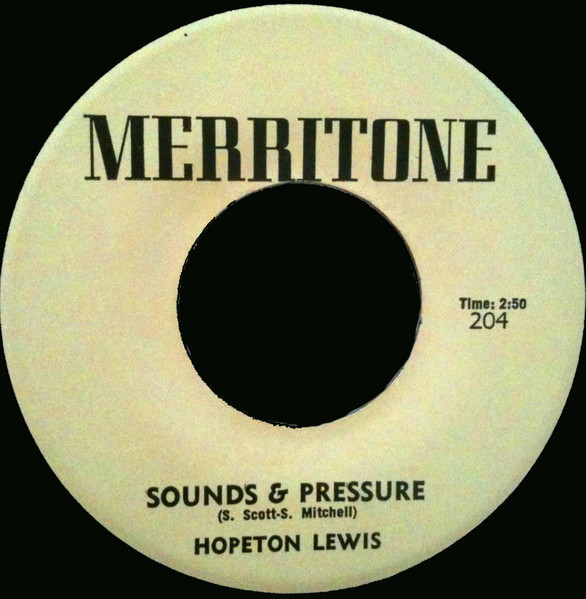 Hopeton Lewis – Take It Easy / Sounds & Pressure (Vinyl) - Discogs