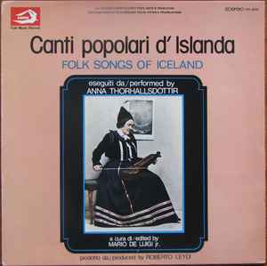 Anna Thorhallsdottir - Canti Popolari D'Islanda / Folk Songs Of Iceland album cover