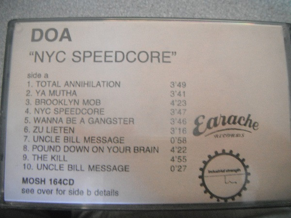 télécharger l'album Download DOA - NYC Speedcore album