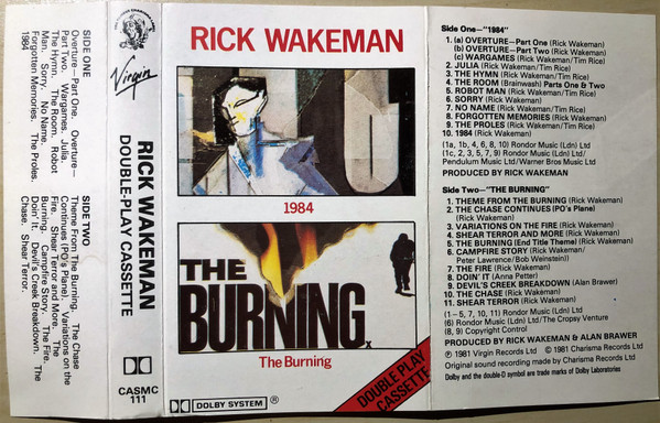 last ned album Rick Wakeman - 1984 The Burning