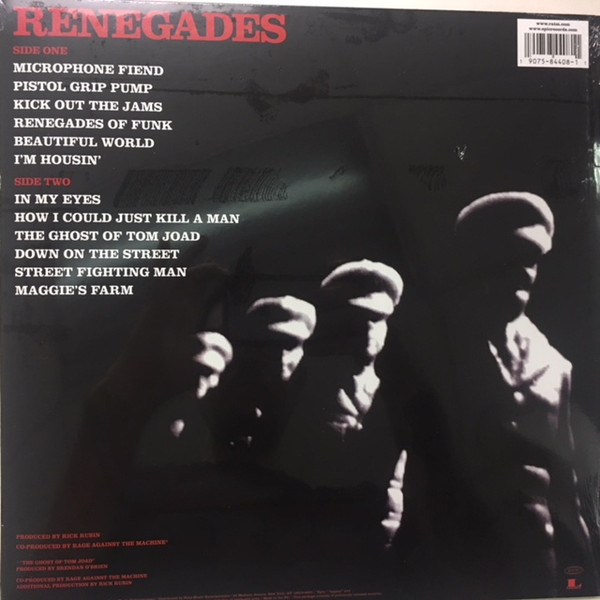 Rage Against The Machine - Renegades [Vinyl] | Epic (19075844081) - 2