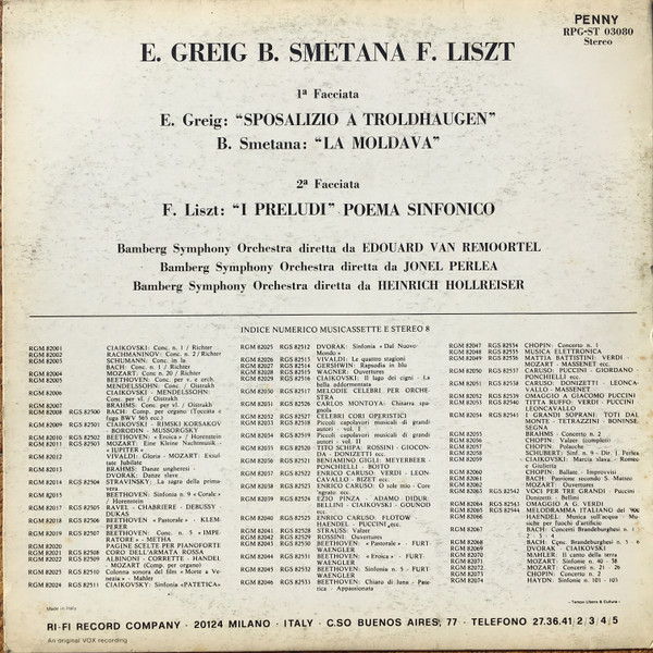 ladda ner album Edvard Grieg, Bedřich Smetana, Franz Liszt - Sposalizio A Troldhaugen La Moldava I Preludi Poema Sinfonico