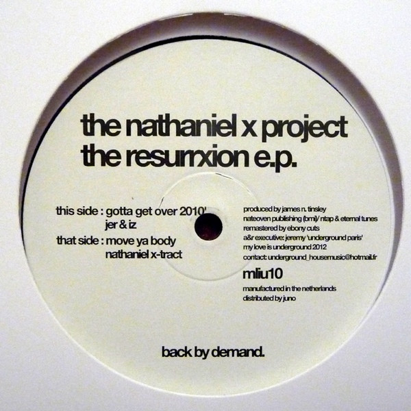 The Nathaniel X Project – The Resurrxion E.P. (2012, 180 gram 