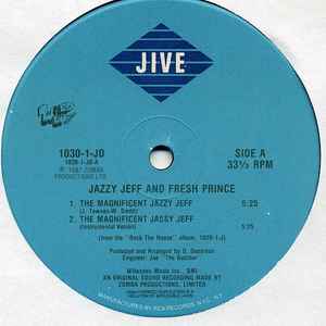 Jazzy Jeff And Fresh Prince* - The Magnificent Jazzy Jeff