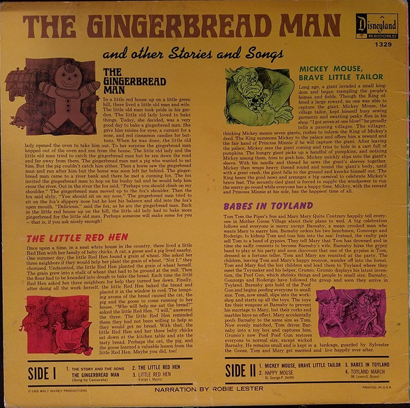 ladda ner album Various - The Gingerbread Man And Other Stories And Songs