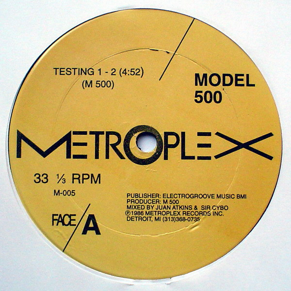 Model 500 – Testing 1-2 / Bang The Beat (1986, Vinyl) - Discogs