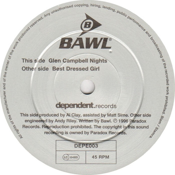 last ned album Bawl - Glen Campbell Nights