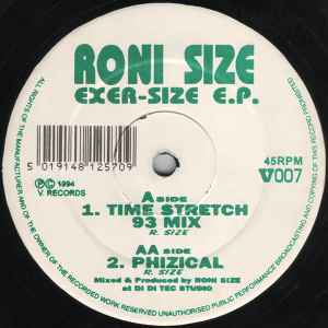 Roni Size - Exer-Size E.P. album cover