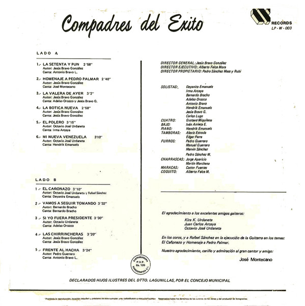 lataa albumi Los Compadres Del Exito - Compadres Del Éxito