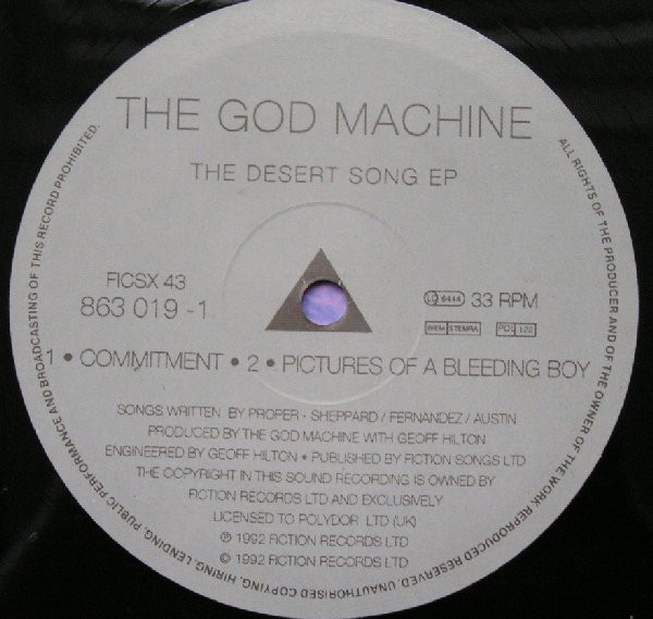 télécharger l'album The God Machine - The Desert Song EP