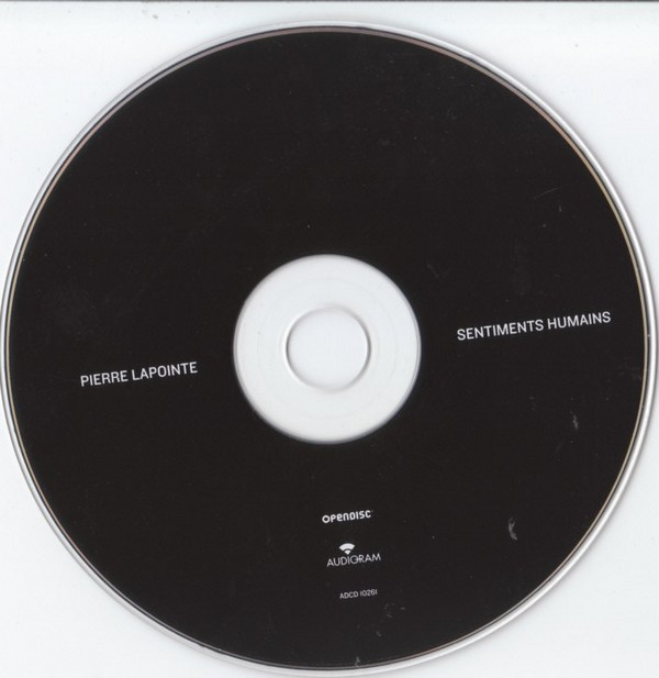 Pierre Lapointe - Sentiments Humains | Audiogram (ADCD 10261) - 3