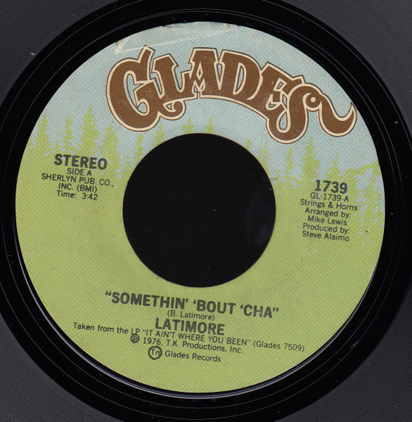 Latimore Somethin Bout Cha Sweet Vibrations 1976 Vinyl