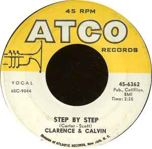Clarence Carter - Step By Step / Rooster Knees & Rice album cover