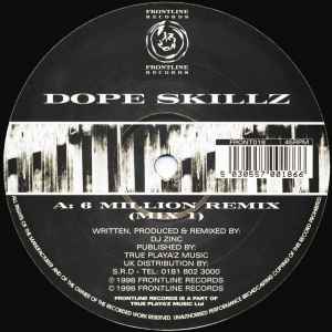 Dope Skillz - 6 Million Remix album cover