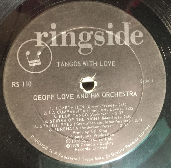 Album herunterladen Geoff Love And His Orchestra - Tangos With Love