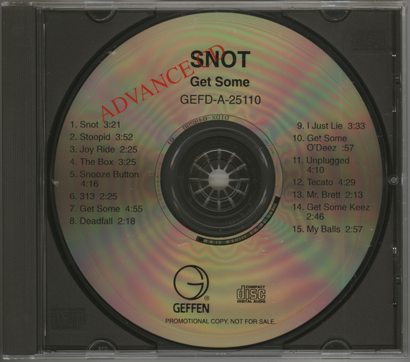 Snot – Get Some (1997, CD) - Discogs