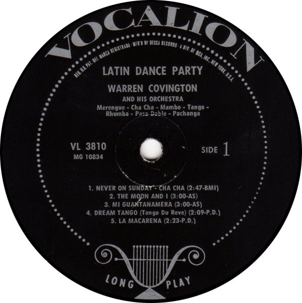 lataa albumi Warren Covington And His Orchestra - Latin Dance Party
