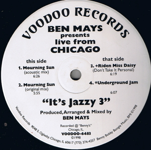 Ben Mays Presents Live From Chicago – It's Jazzy 3 (1998, Vinyl 