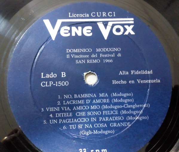 télécharger l'album Domenico Modugno - II Vincitore Del Festival Di San Remo 1966