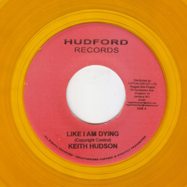 Keith Hudson – Like I'm Dying (1974, Vinyl) - Discogs
