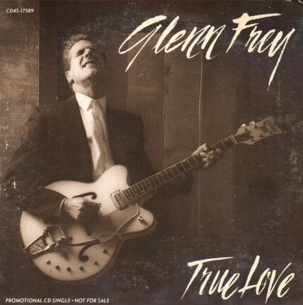 Glenn Frey True Love Music Script Two Hearts Song Lyric Print - Song Lyric  Designs