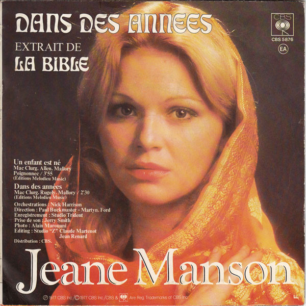 lataa albumi Jeane Manson - Un Enfant Est Né Extrait De La Bible