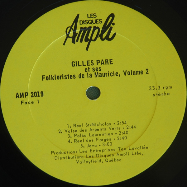 last ned album Gilles Paré - Gilles Paré Et Ses Folkloristes De La Mauricie Vol2