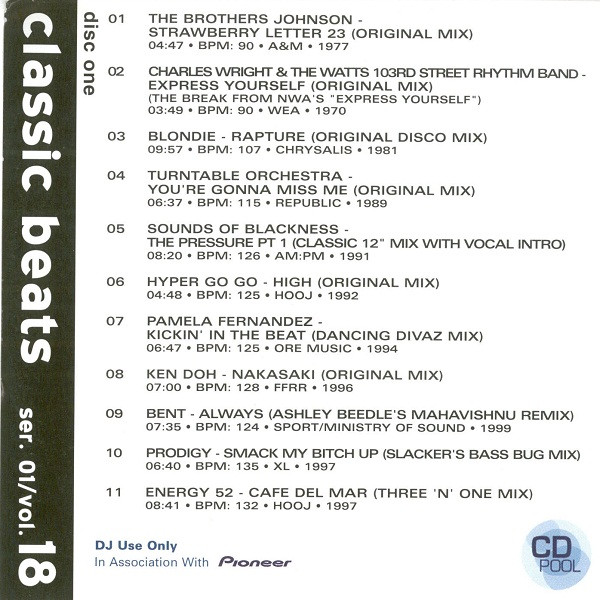 baixar álbum Various - Classic Beats V18