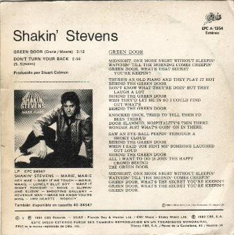 baixar álbum Shakin' Stevens - Puerta Verde