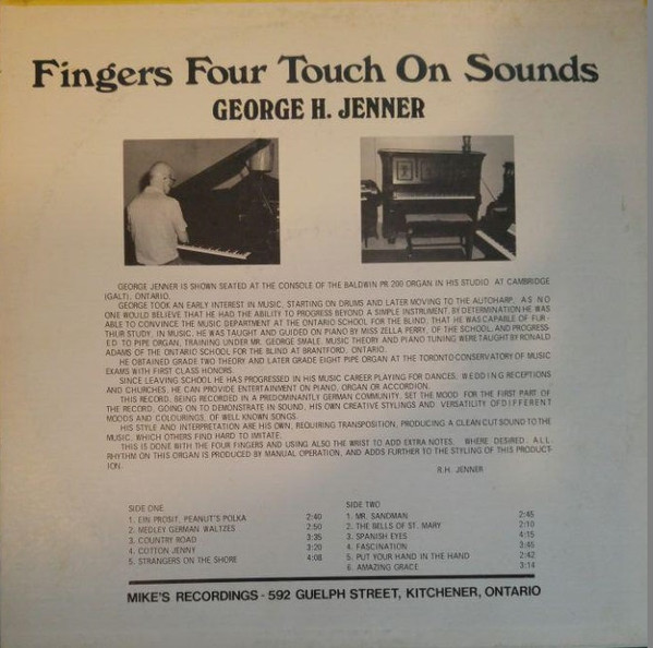 baixar álbum George H Jenner - Fingers Four Touch On Sounds