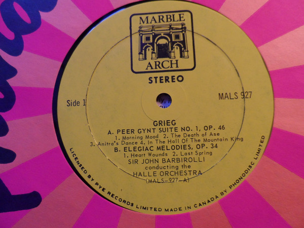 baixar álbum Sir John Barbirolli, Hallé Orchestra, Edvard Grieg - Grieg