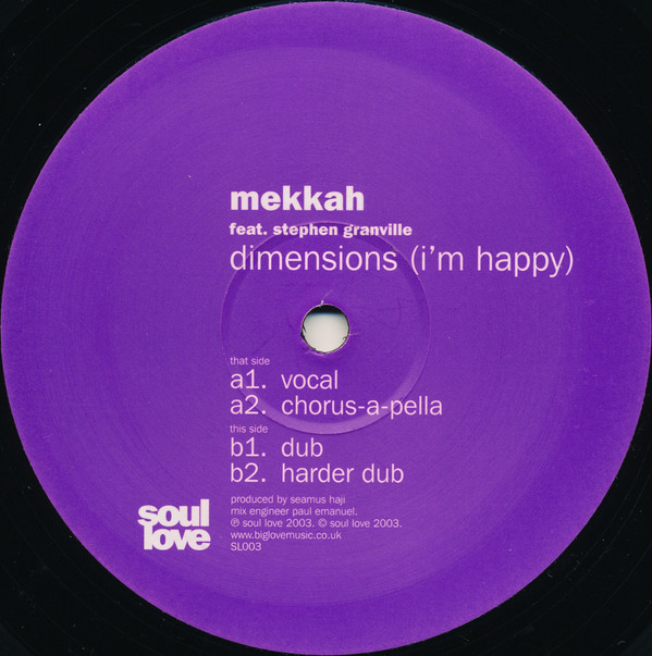 Album herunterladen Mekkah Feat Stephen Granville - Dimensions Im Happy