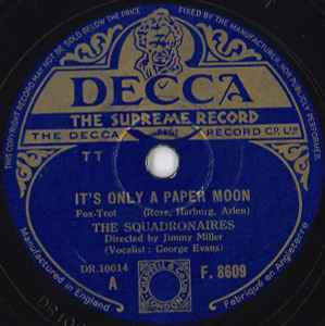The Squadronaires - It's Only A Paper Moon / Doctor, Lawyer, Indian Chief album cover