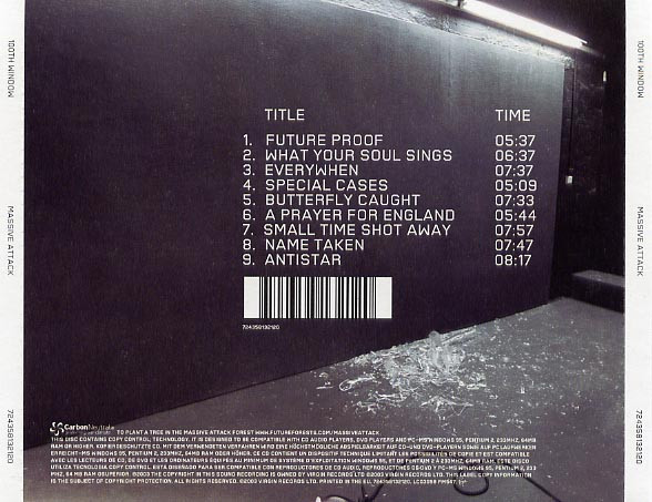 Massive Attack – 100th Window (2003, Vinyl) - Discogs