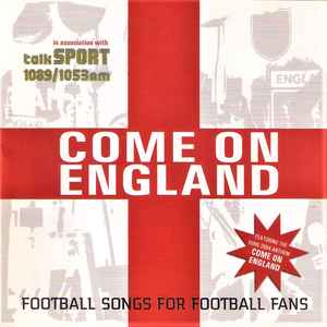 Various - Come On England -  Football Songs For Football Fans album cover