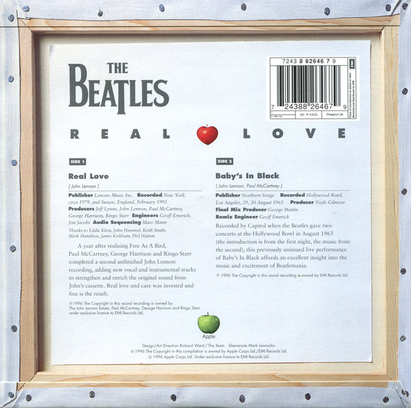 The Beatles – Real Love (1996, Vinyl) - Discogs
