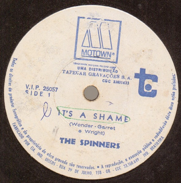 The Spinners - It's A Shame | Releases | Discogs