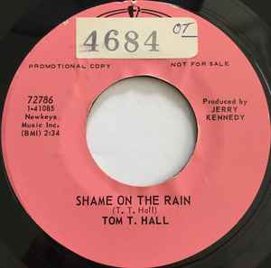 Tom T. Hall - Shame On The Rain album cover