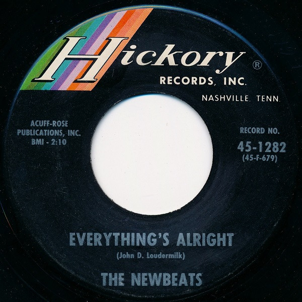 The Newbeats – Everything's Alright (1964, Vinyl) - Discogs