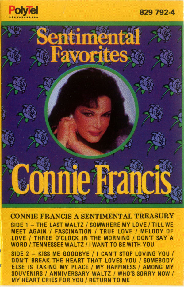 Connie Francis - Sentimental Favorites (A Sentimental Treasury) | PolyTel (829 792-4) - main