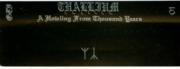 baixar álbum Thallium - A Howling From A Thousand Years