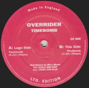 Overrider - Timebomb album cover