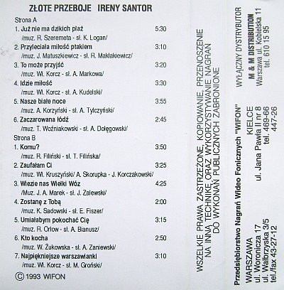 baixar álbum Irena Santor - Złote Przeboje 2