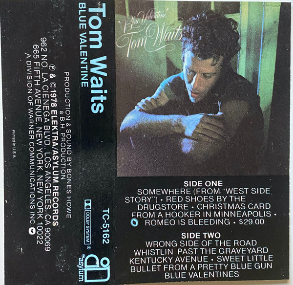Tom Waits – Blue Valentine (1978, Gatefold, Vinyl) - Discogs