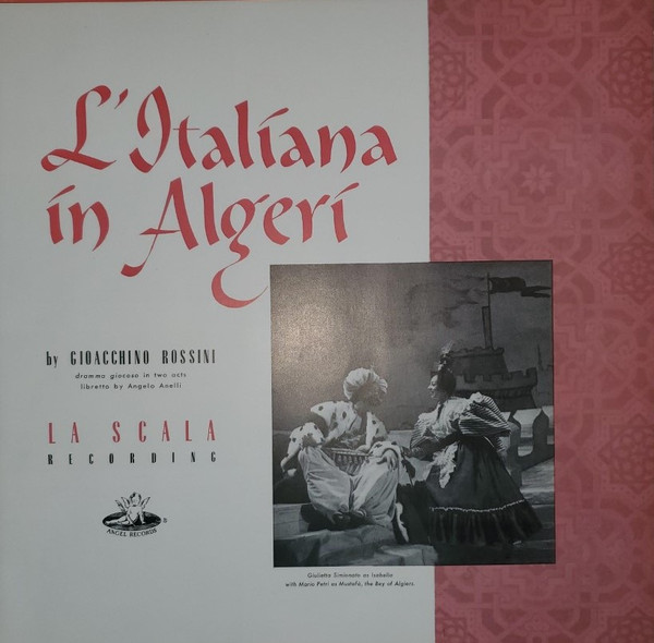 Album herunterladen Gioacchino Rossini Orchestra of La Scala, Chorus of La Scala - LItaliana In Algeri
