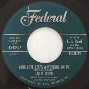 Lula Reed - Your Love Keeps A-Working On Me / Do The President Twist album cover