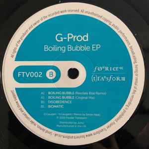 G-Prod - Boiling Bubble EP